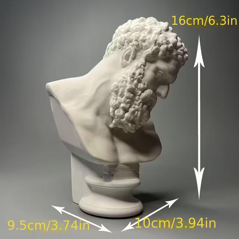 “Titan’s Legacy” Retro Roman Statue of Hercules