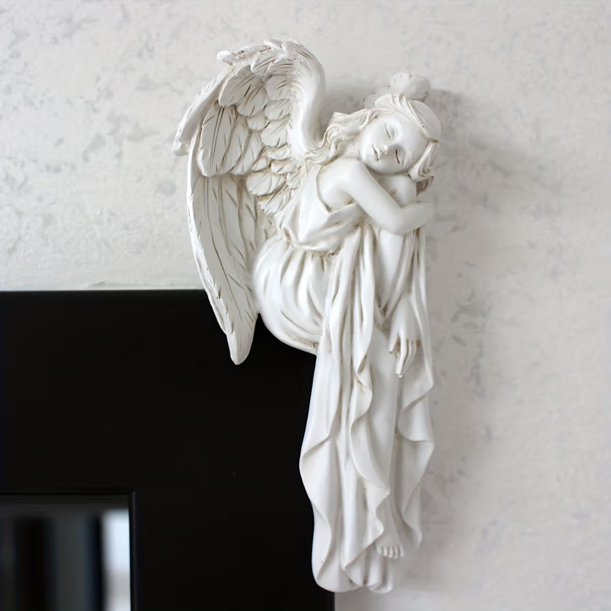Sleeping Angel Door Frame Sculpture