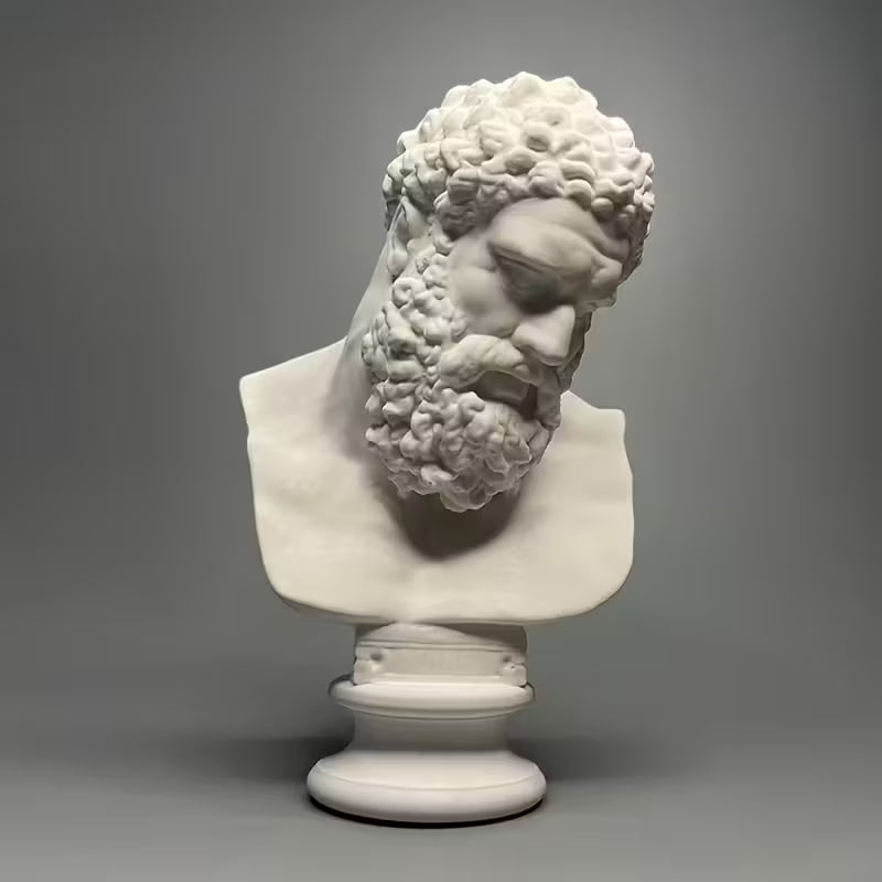 “Titan’s Legacy” Retro Roman Statue of Hercules