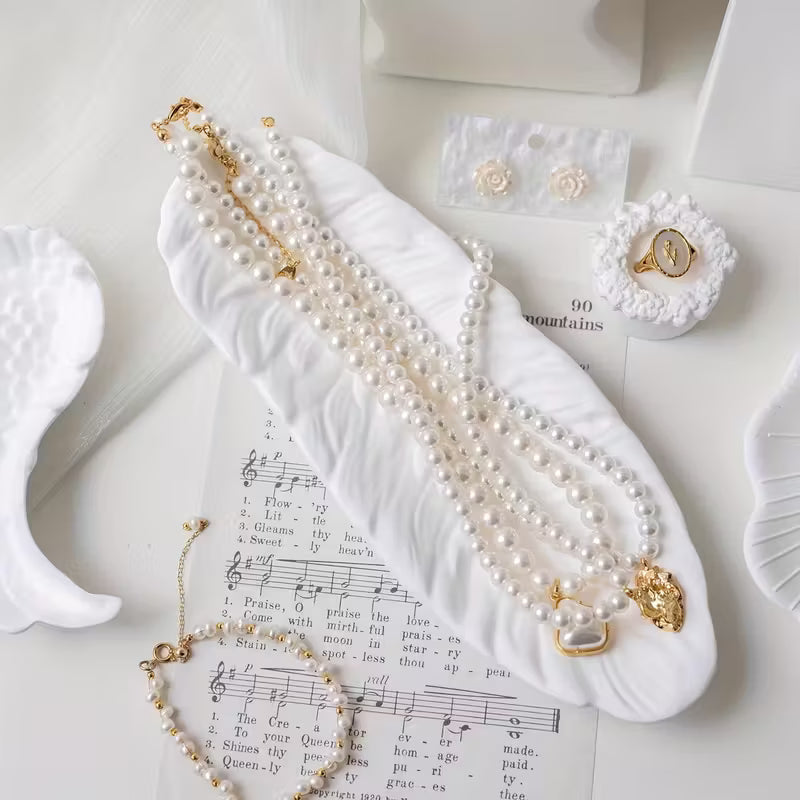 Feather-Shaped Jewelry Tray