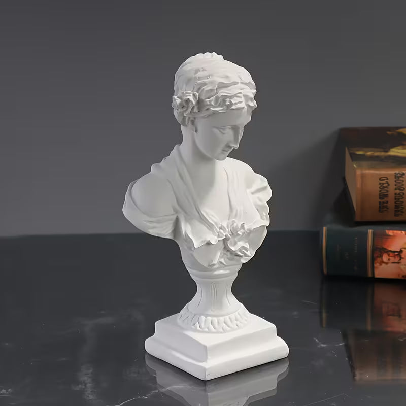 The Hera's Mantle Bust Statue