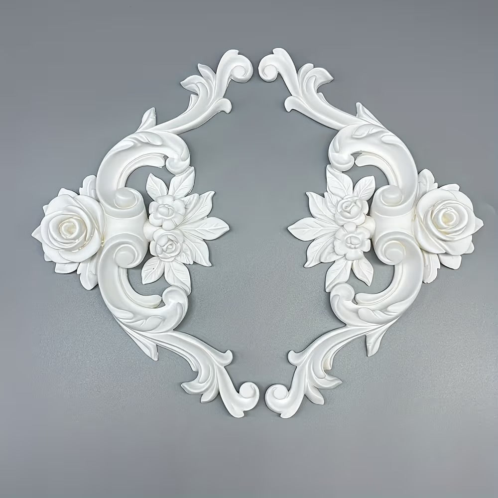 Ornate French Floral Corner Trim