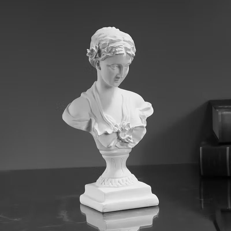 The Hera's Mantle Bust Statue